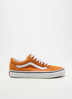 Adidași vârf rotund vârf rotund portocalie VANS unisex