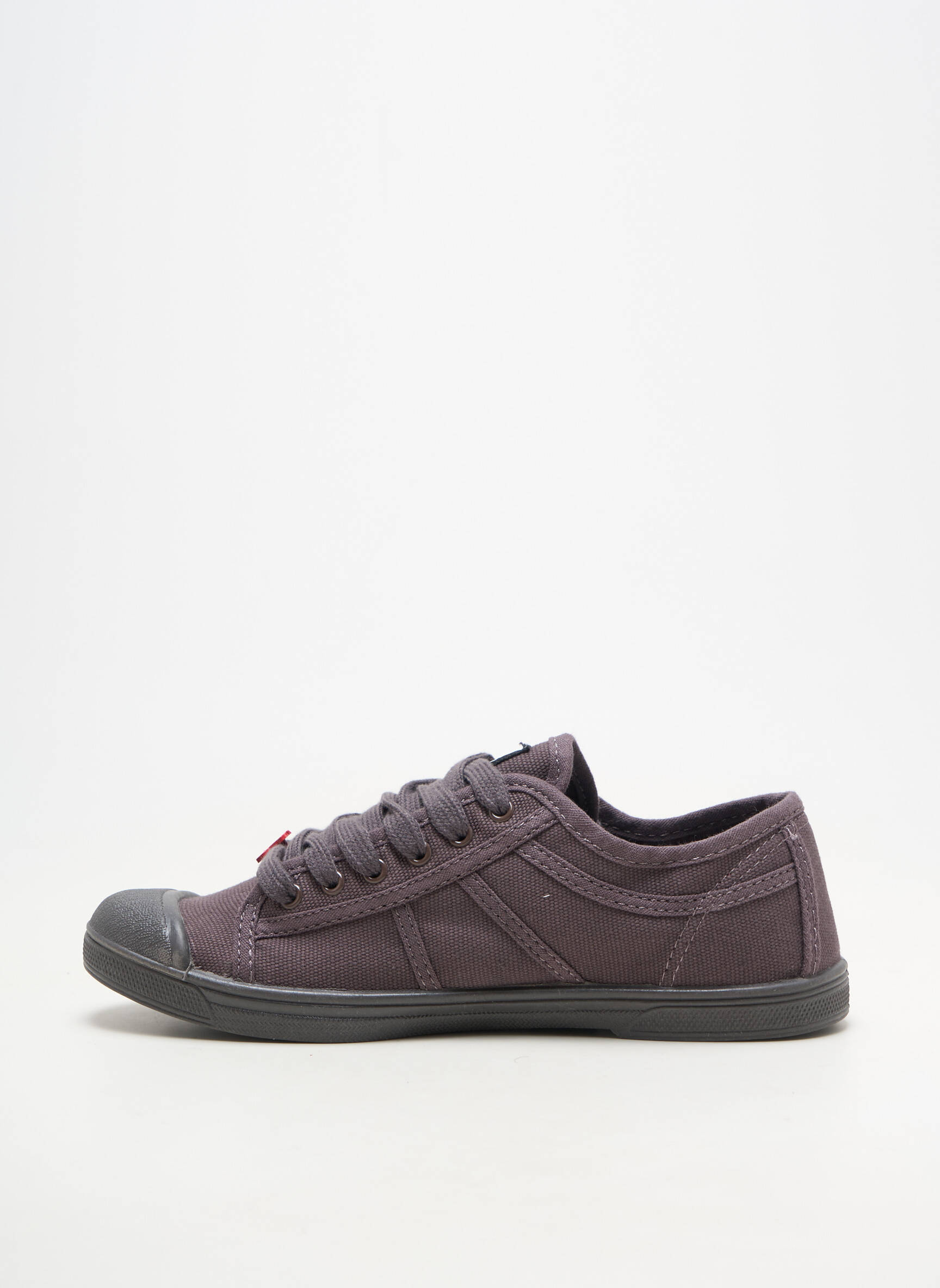 Adidași vârf rotund toc plat până la 3 cm negru LE TEMPS DES CERISES femeie