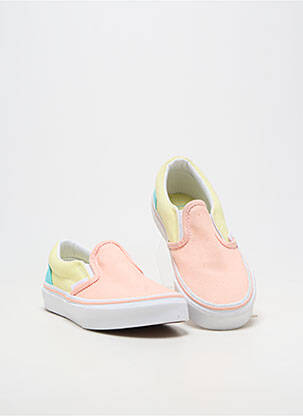 Slip-on-uri vârf rotund vârf rotund roz VANS fată