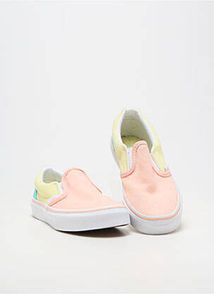 Slip-on-uri vârf rotund vârf rotund roz VANS fată