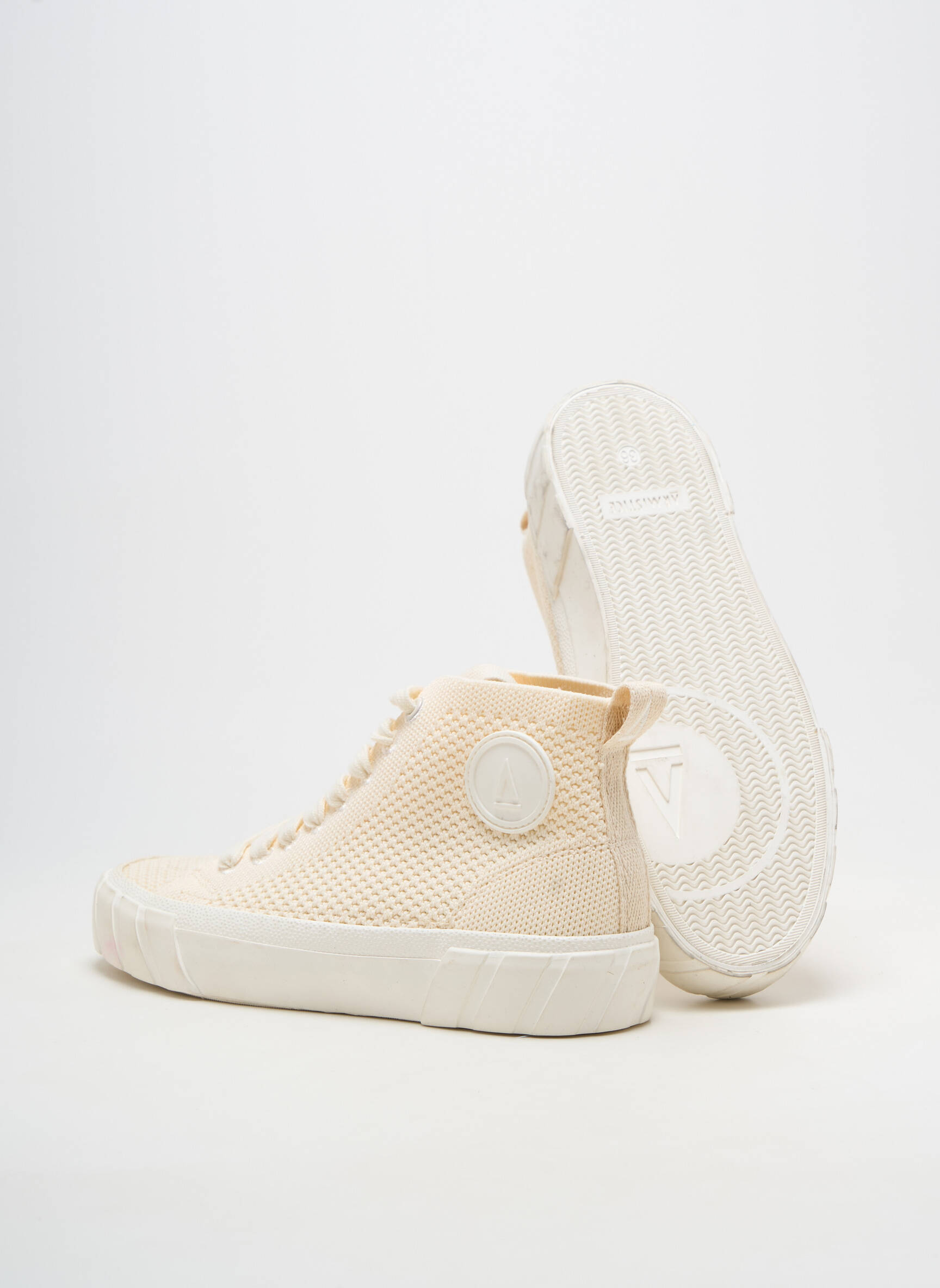 Adidași vârf rotund toc plat până la 3 cm bej ARMISTICE femeie