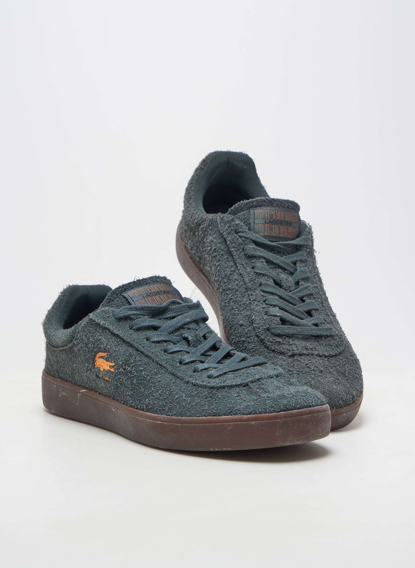 Adidași vârf rotund vârf rotund verde LACOSTE bărbat