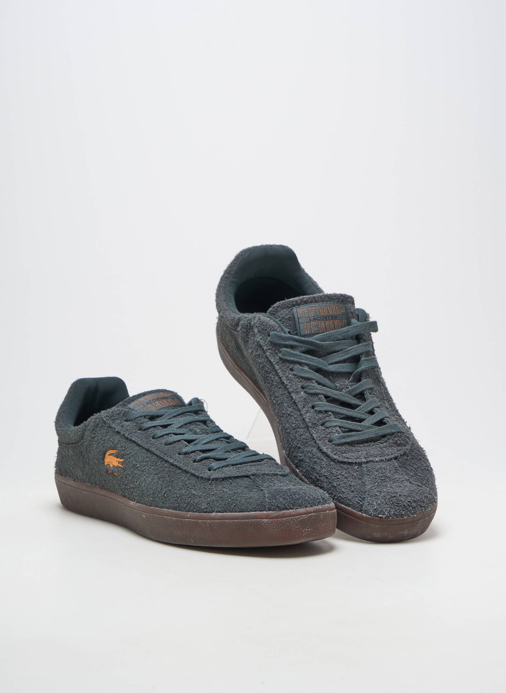 Adidași vârf rotund vârf rotund verde LACOSTE bărbat
