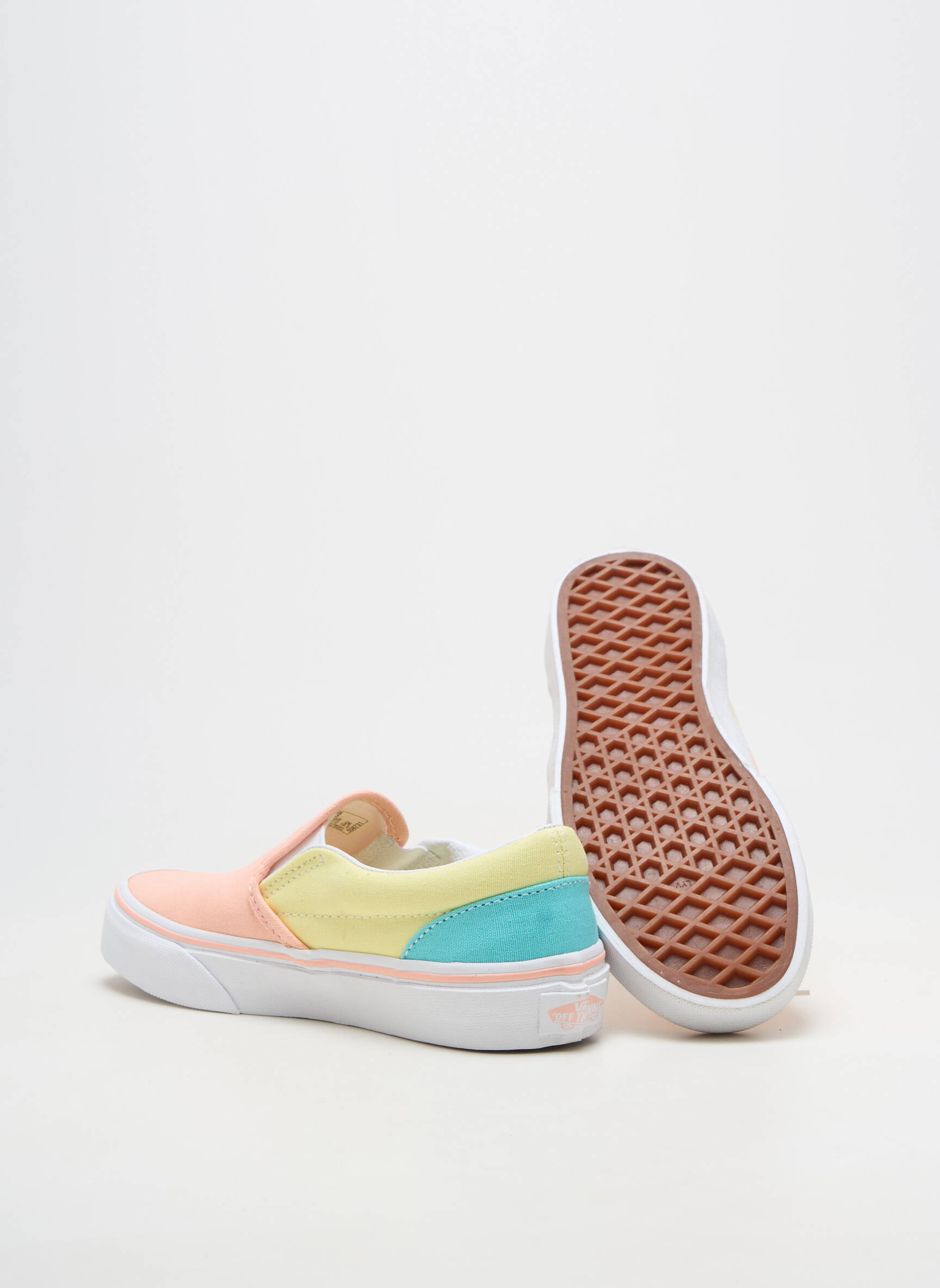 Slip-on-uri vârf rotund vârf rotund roz VANS fată
