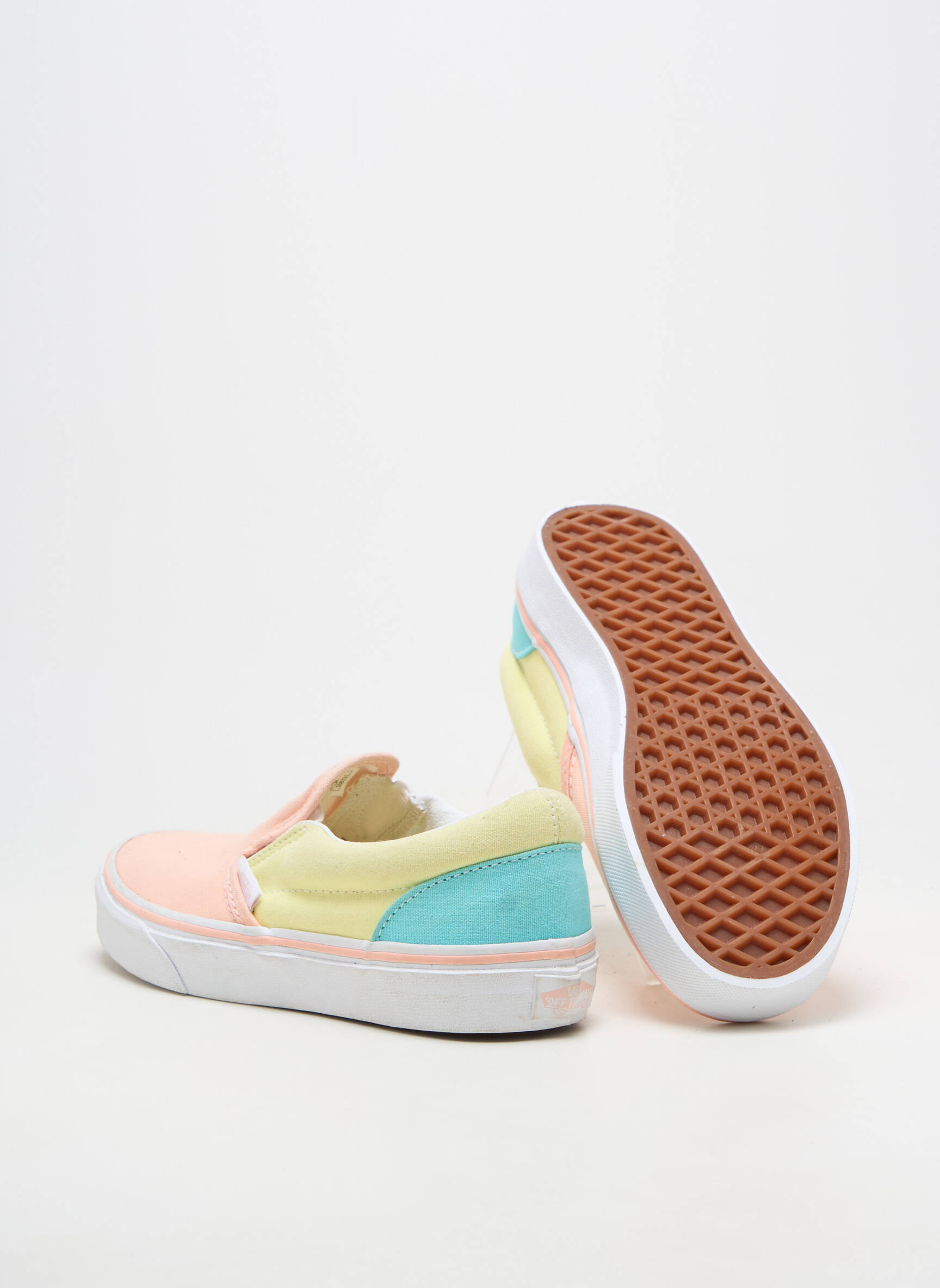 Slip-on-uri vârf rotund vârf rotund roz VANS fată