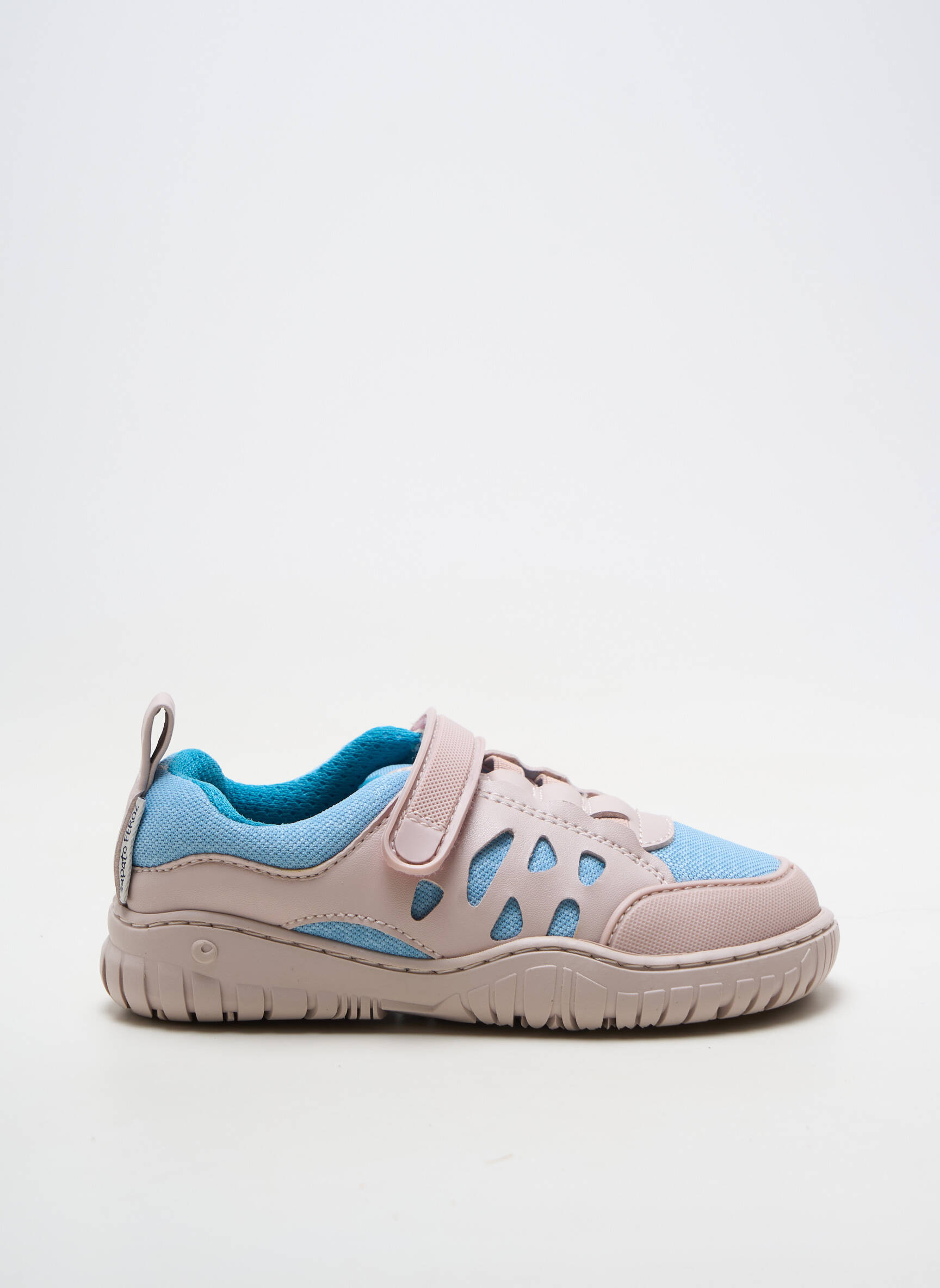 Adidași material neted vârf rotund roz ZAPATO FEROZ fată