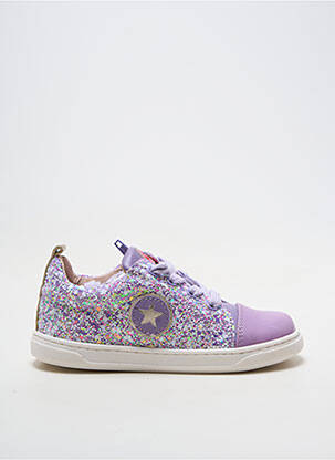 Adidași material neted vârf rotund violet ACEBOS fată