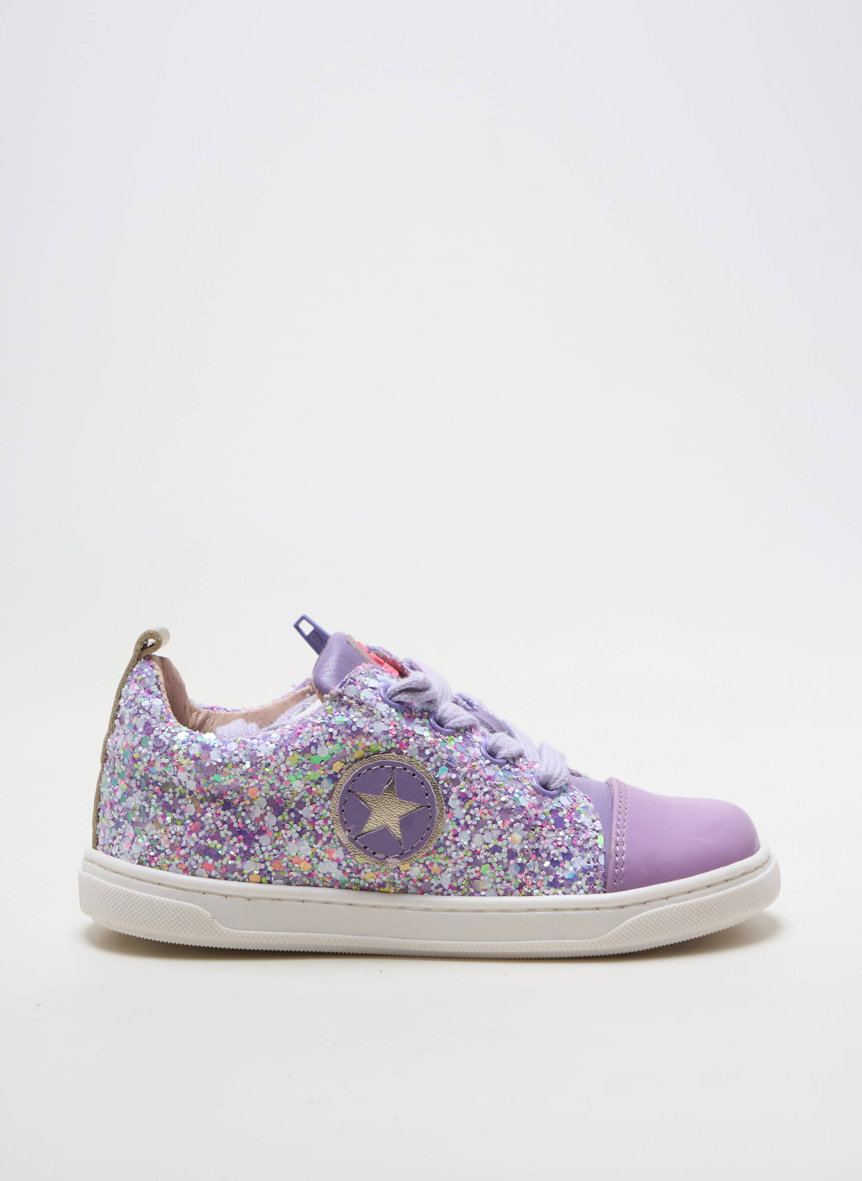 Adidași material neted vârf rotund violet ACEBOS fată