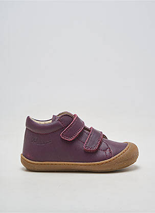 Ghete material neted vârf rotund violet NATURINO fată