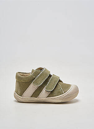 Adidași nubuc vârf rotund verde NATURINO băiat