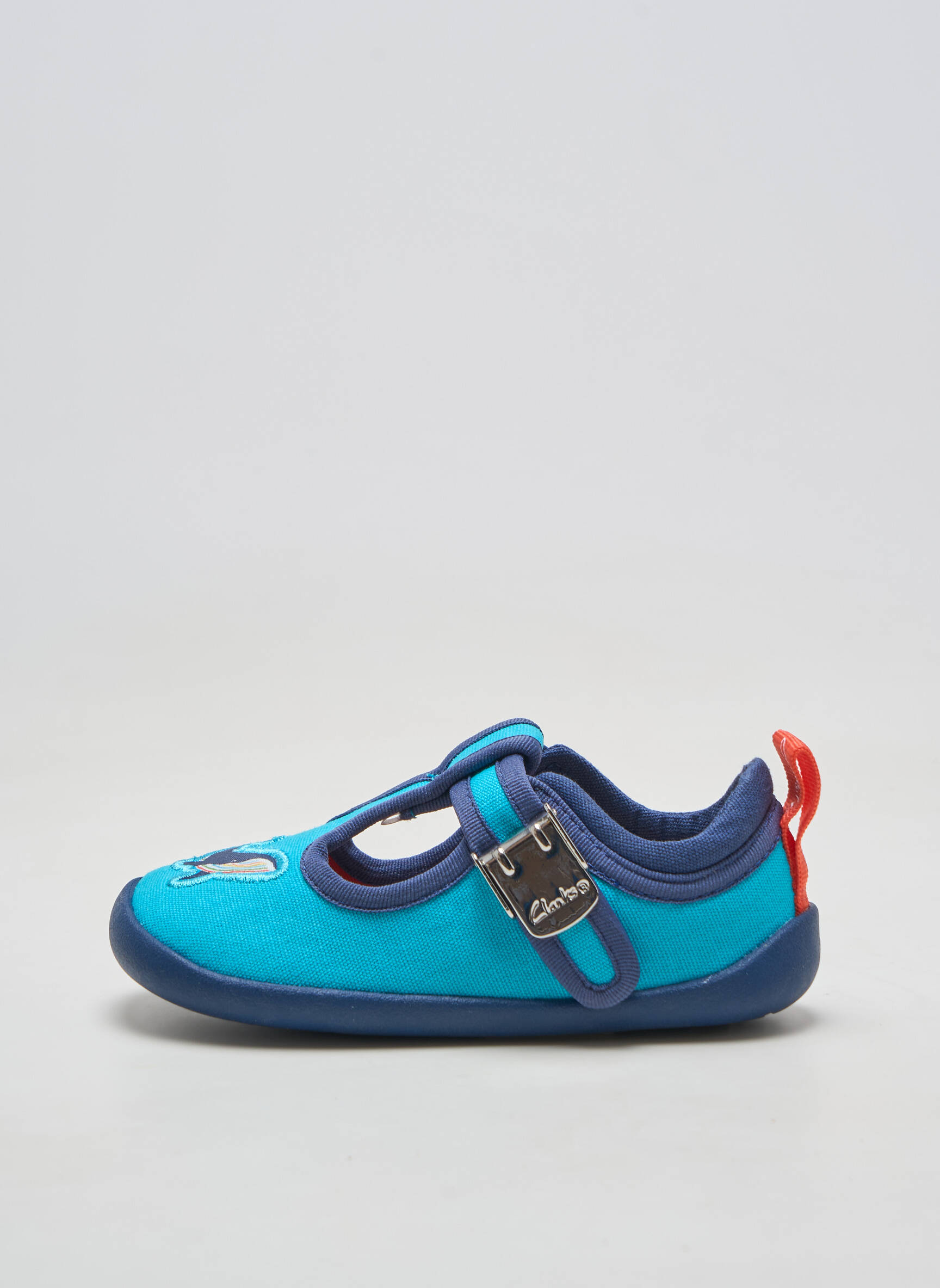 Papuci/pantofi de casă vârf rotund vârf rotund albastru CLARKS băiat