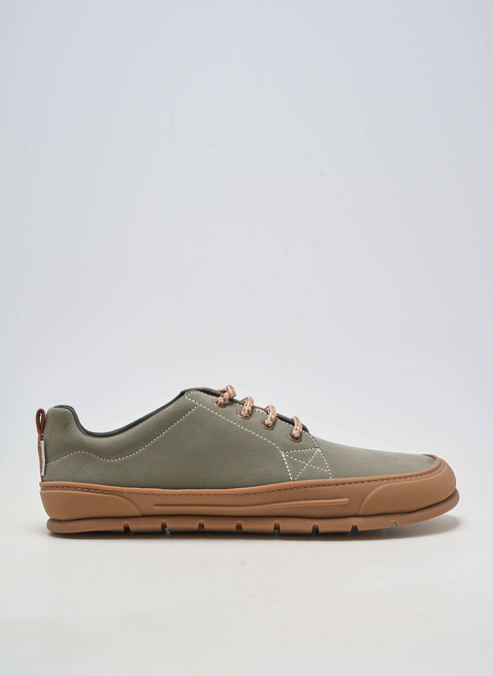 Adidași material neted vârf rotund verde ZAPATO FEROZ bărbat