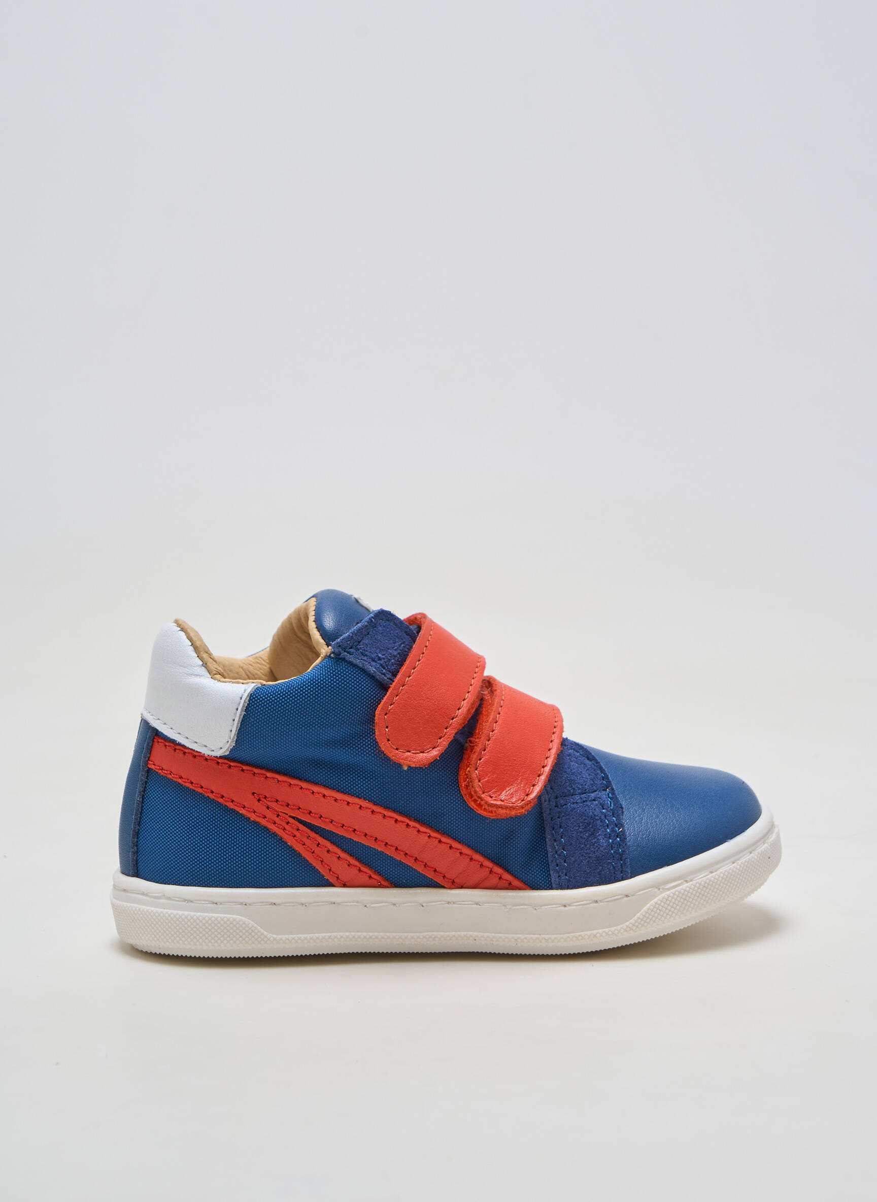 Adidași material neted vârf rotund albastru ACEBOS băiat