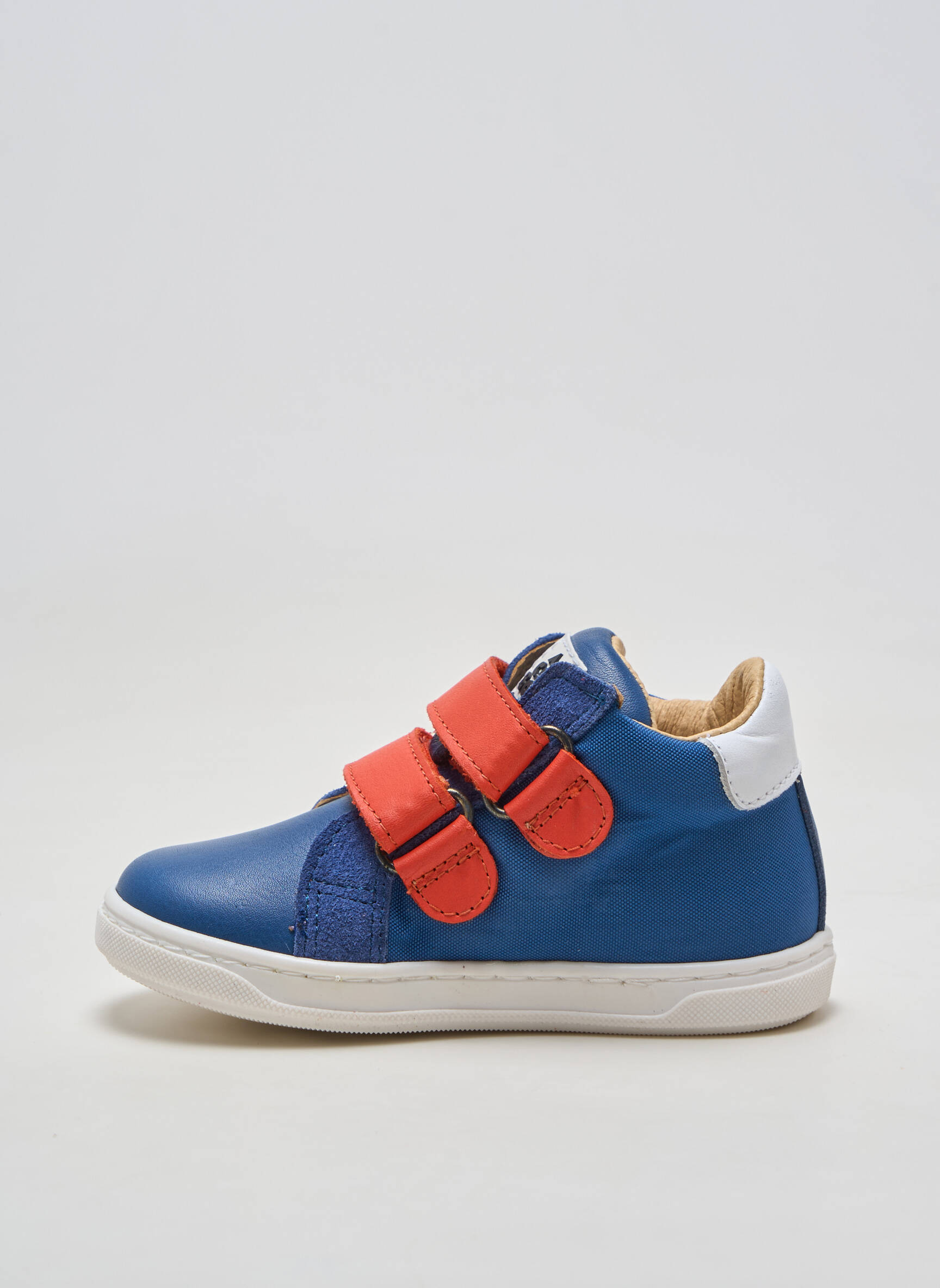 Adidași material neted vârf rotund albastru ACEBOS băiat