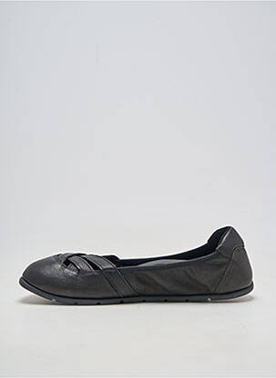 Balerine material neted toc plat până la 3 cm negru ZAPATO FEROZ femeie