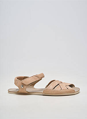 Sandale/pantofi decupați material neted toc plat până la 3 cm roz ZAPATO FEROZ femeie