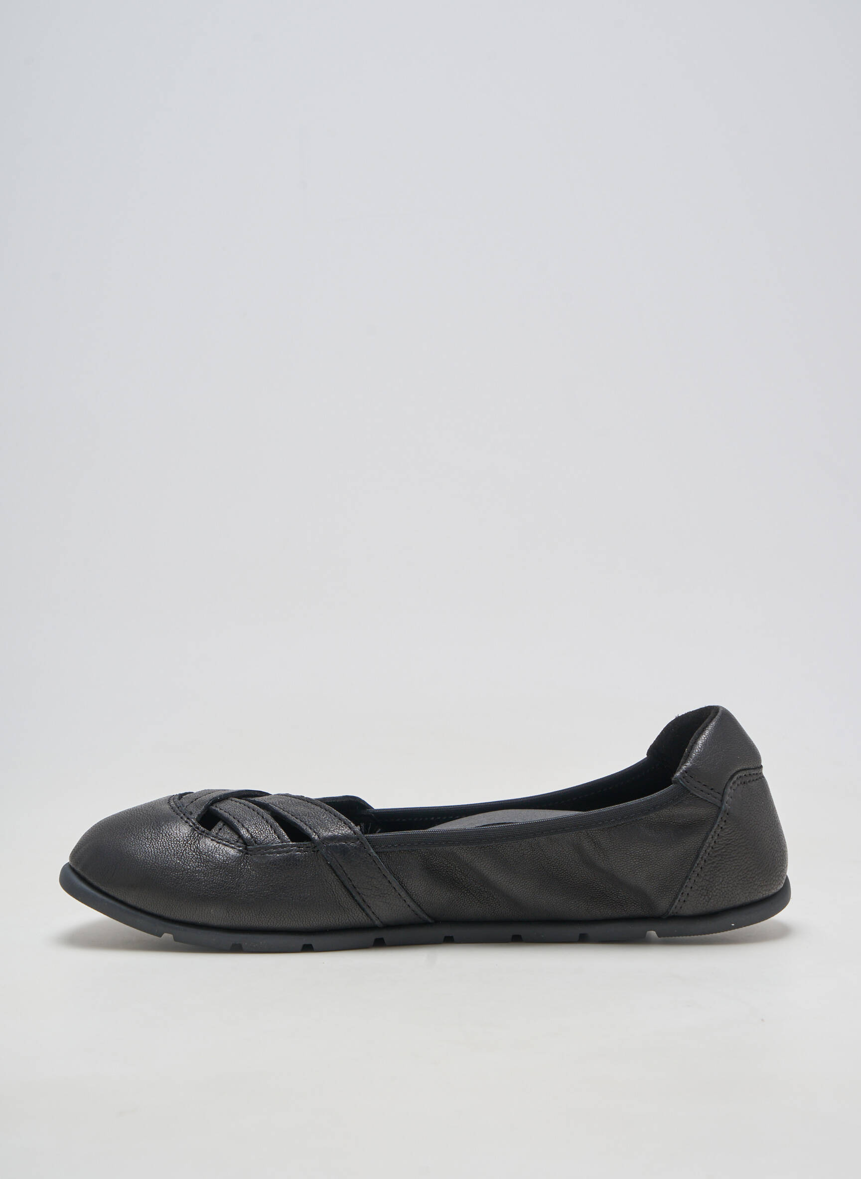 Balerine material neted toc plat până la 3 cm negru ZAPATO FEROZ femeie