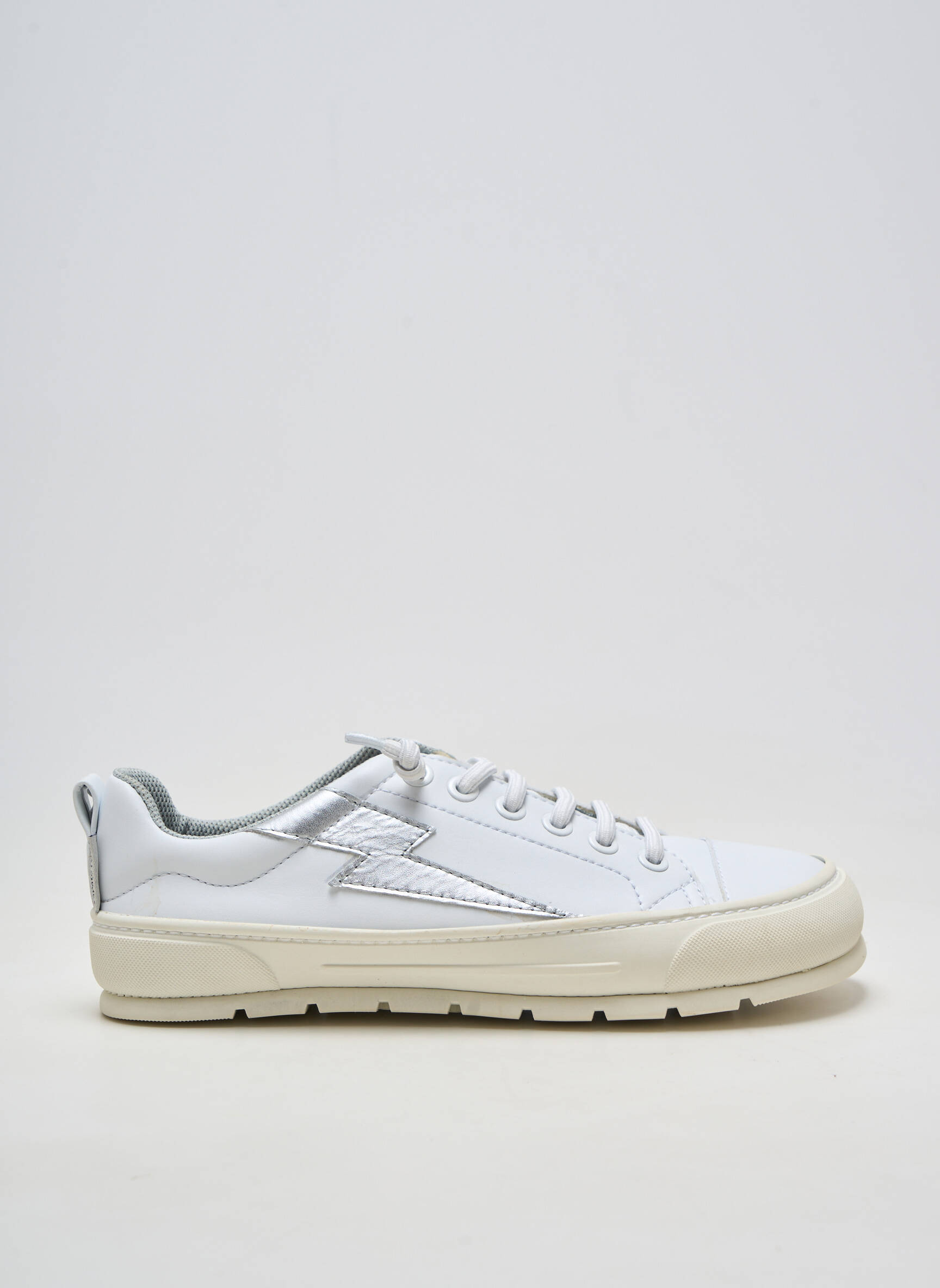 Adidași material neted vârf rotund alb ZAPATO FEROZ bărbat