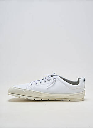 Adidași material neted vârf rotund alb ZAPATO FEROZ bărbat