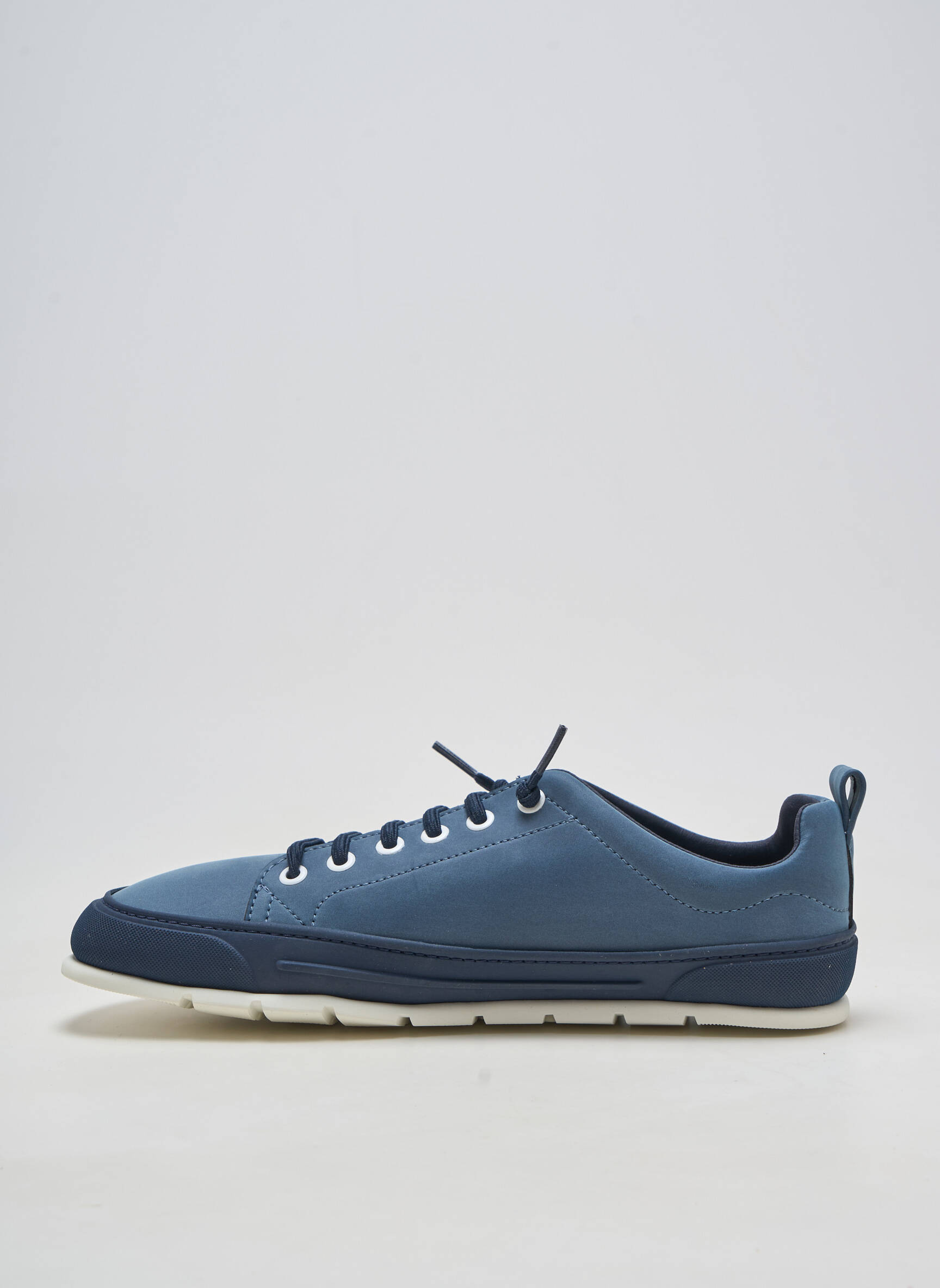 Adidași material neted vârf rotund albastru ZAPATO FEROZ bărbat
