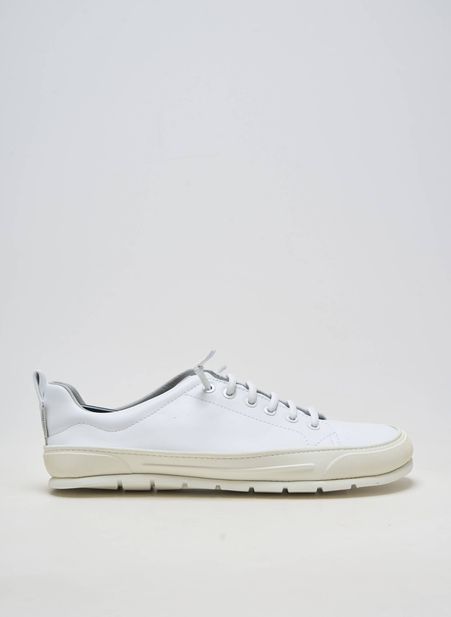 Adidași material neted vârf rotund alb ZAPATO FEROZ bărbat