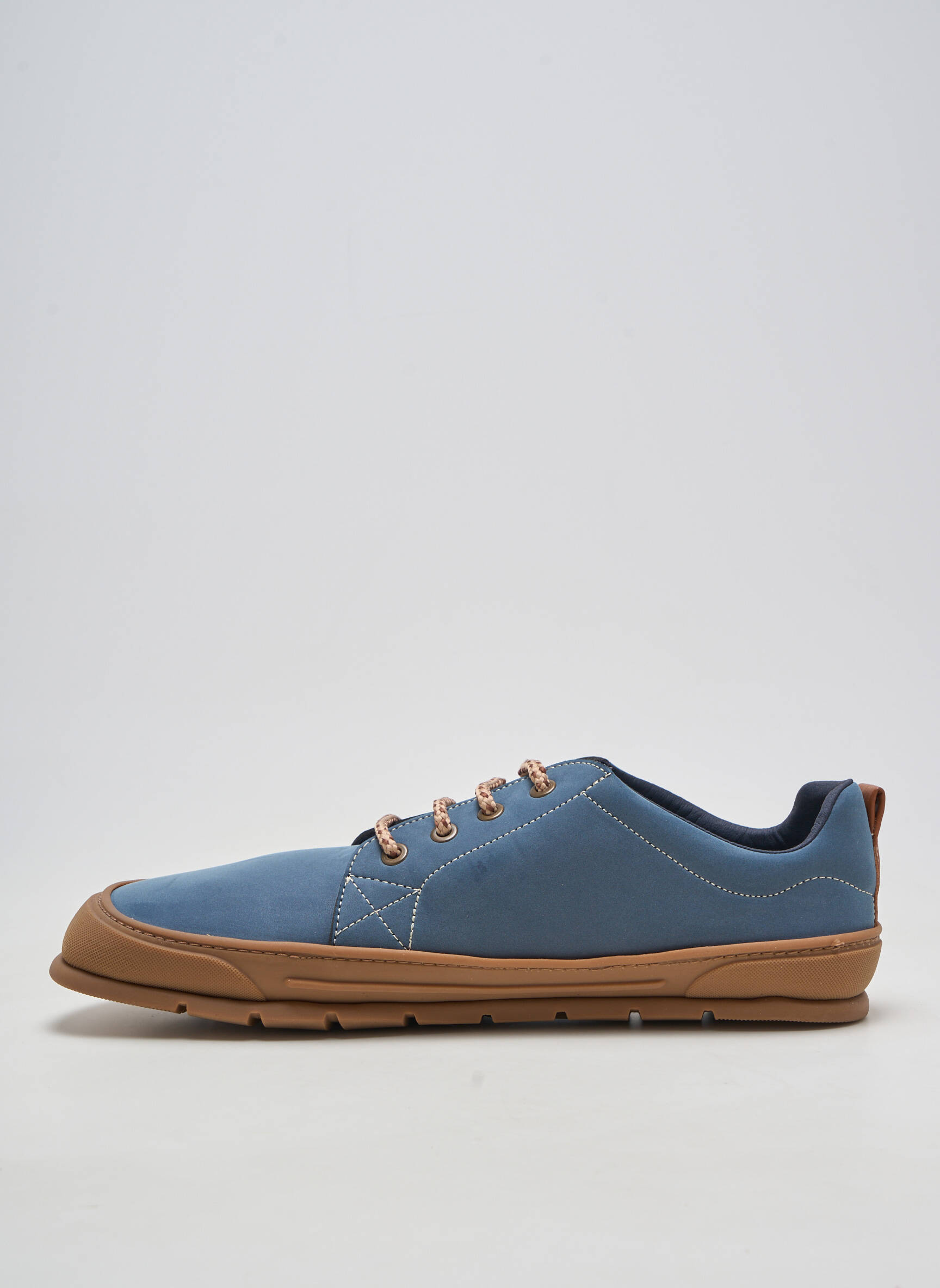 Adidași material neted vârf rotund albastru ZAPATO FEROZ bărbat