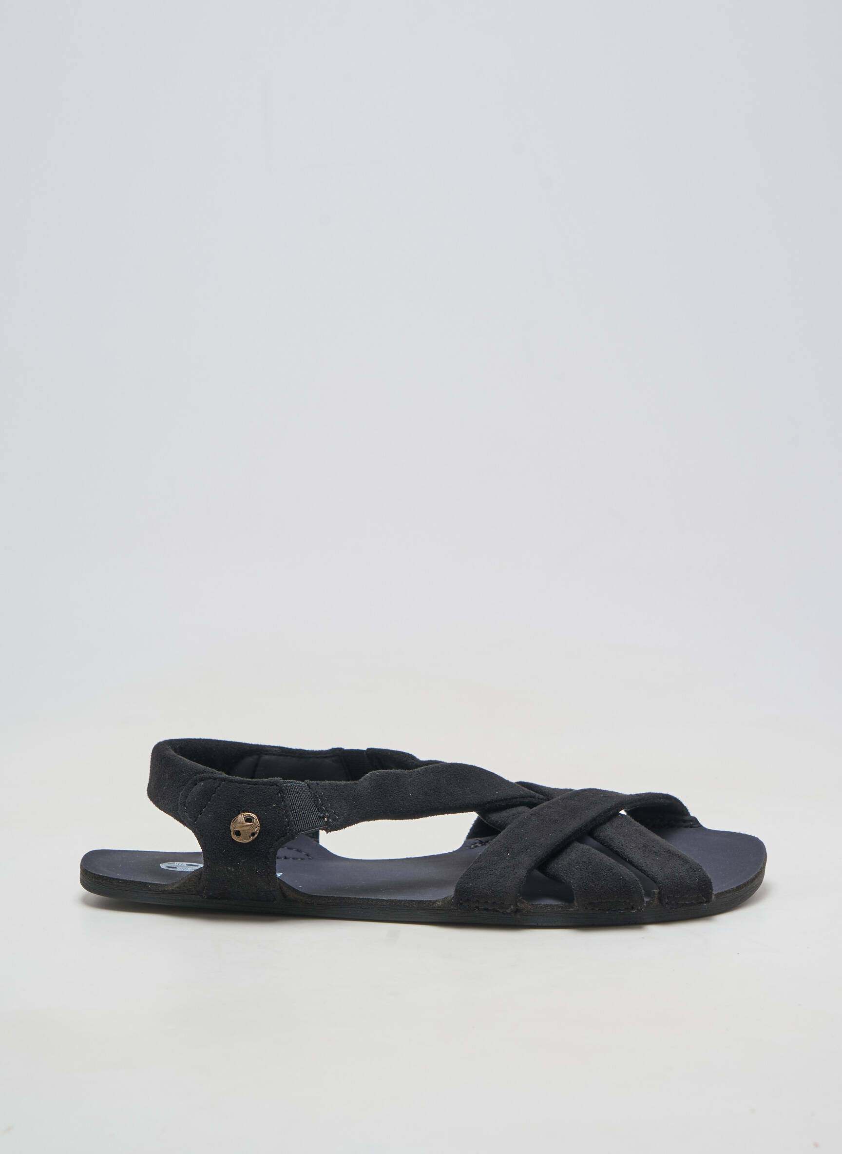 Sandale/pantofi decupați toc plat până la 3 cm negru ZAPATO FEROZ femeie