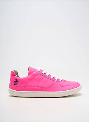 Adidași material neted toc plat până la 3 cm roz FLAMINGO femeie