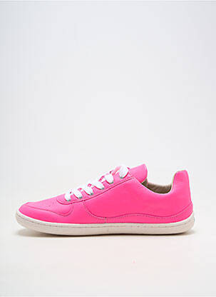 Adidași material neted toc plat până la 3 cm roz FLAMINGO femeie