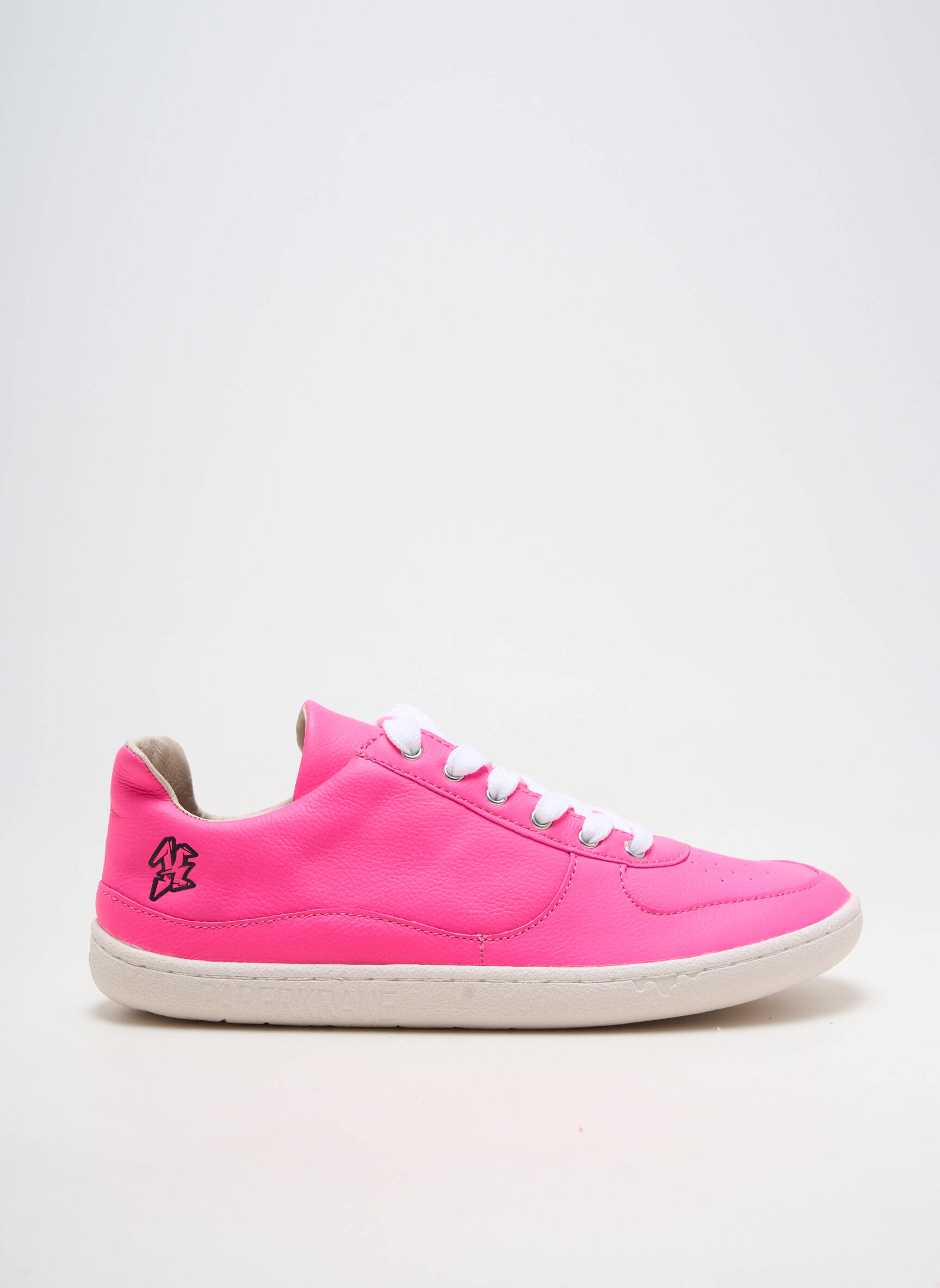 Adidași material neted toc plat până la 3 cm roz FLAMINGO femeie