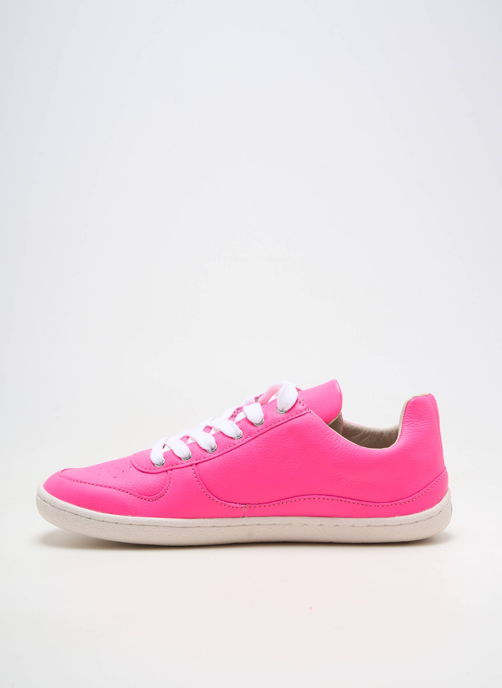 Adidași material neted toc plat până la 3 cm roz FLAMINGO femeie