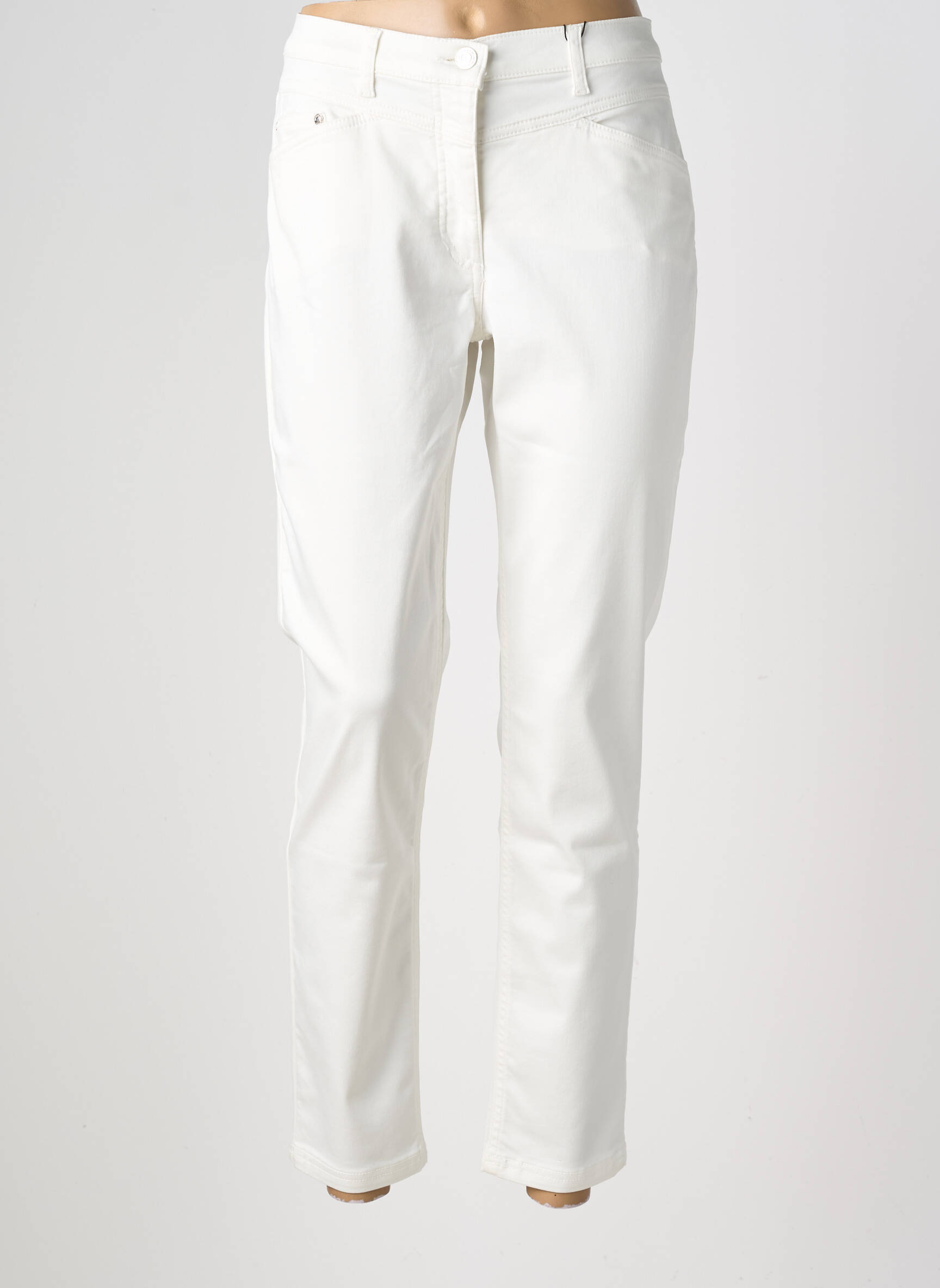 Pantalon slim elasticitate mărime normală alb BETTY BARCLAY femeie