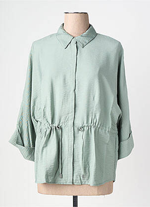 Cămașă țesătură crep mâneci 3/4 verde BETTY BARCLAY femeie