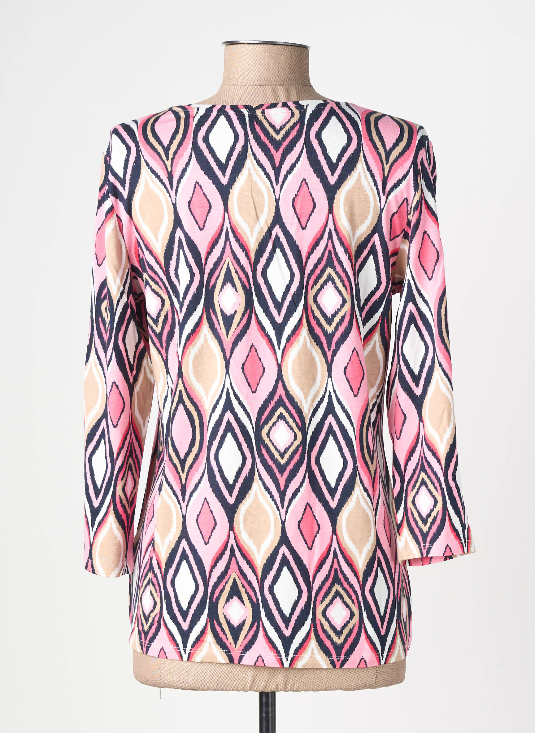 Tricou mâneci 3/4 mâneci 3/4 roz BETTY BARCLAY femeie