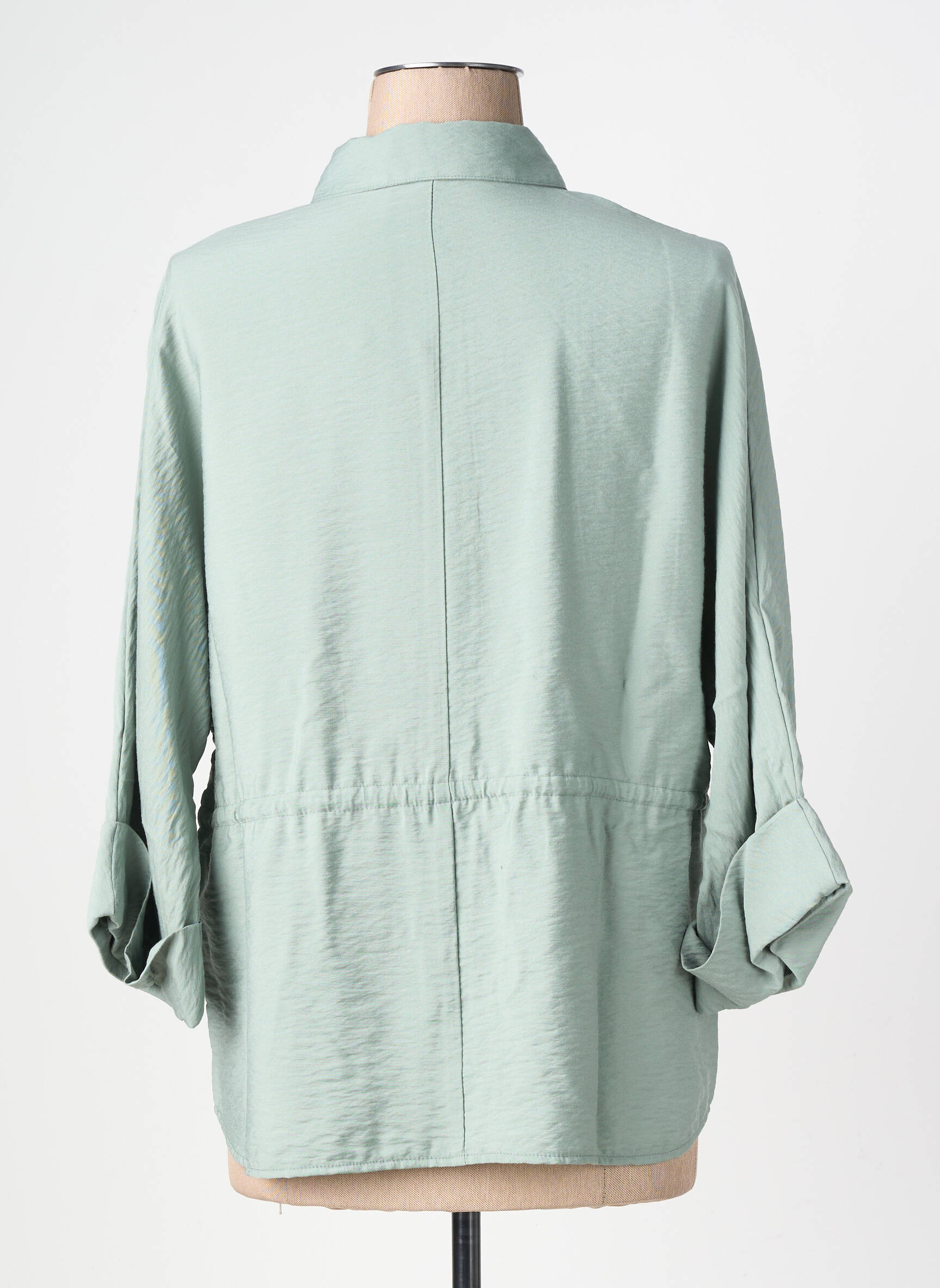 Cămașă țesătură crep mâneci 3/4 verde BETTY BARCLAY femeie