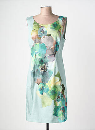Rochie midi imprimeu floral fără mâneci verde BETTY BARCLAY femeie