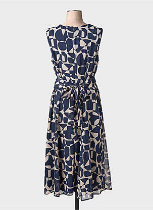 Rochie midi croială fluidă fără mâneci albastru BETTY & CO femeie