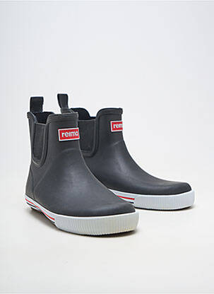 Botine/ghete material neted vârf rotund negru REIMA copil
