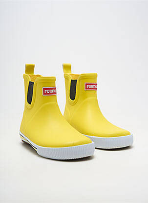 Botine/ghete material neted vârf rotund galben REIMA copil