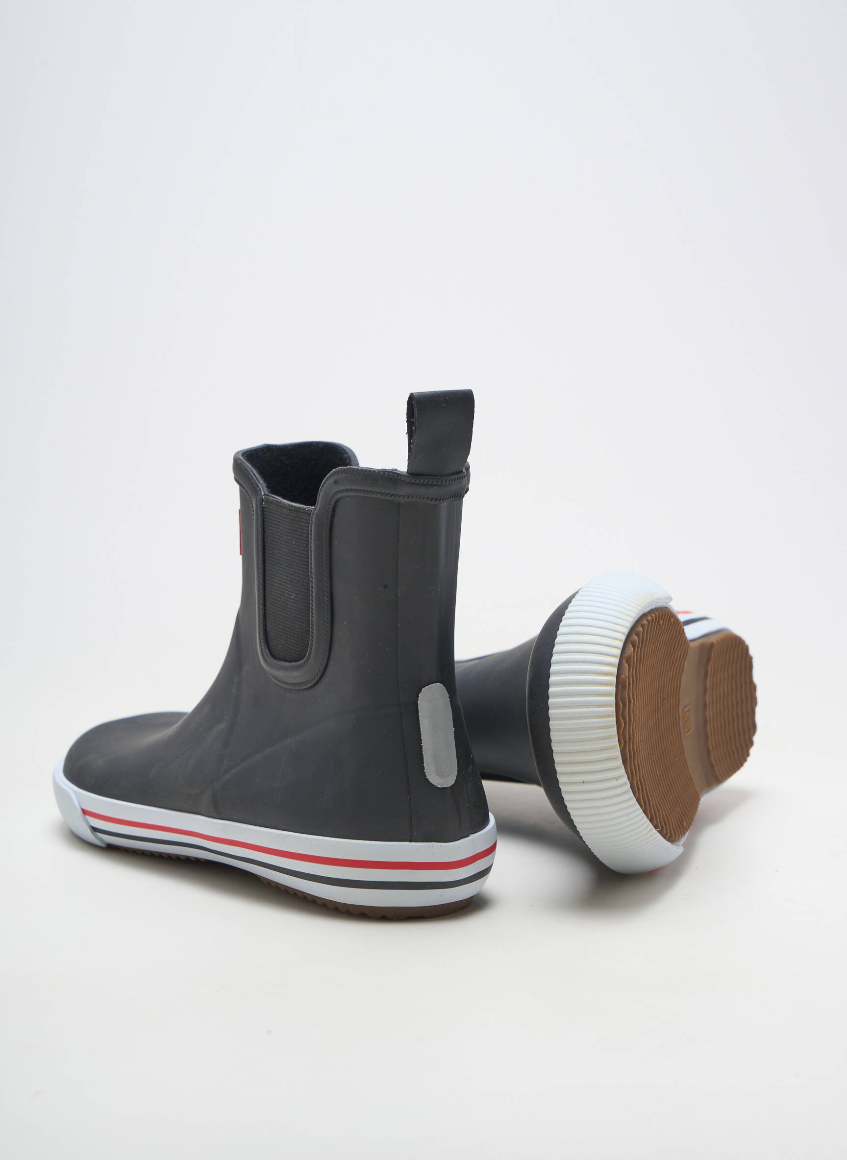 Botine/ghete material neted vârf rotund negru REIMA copil