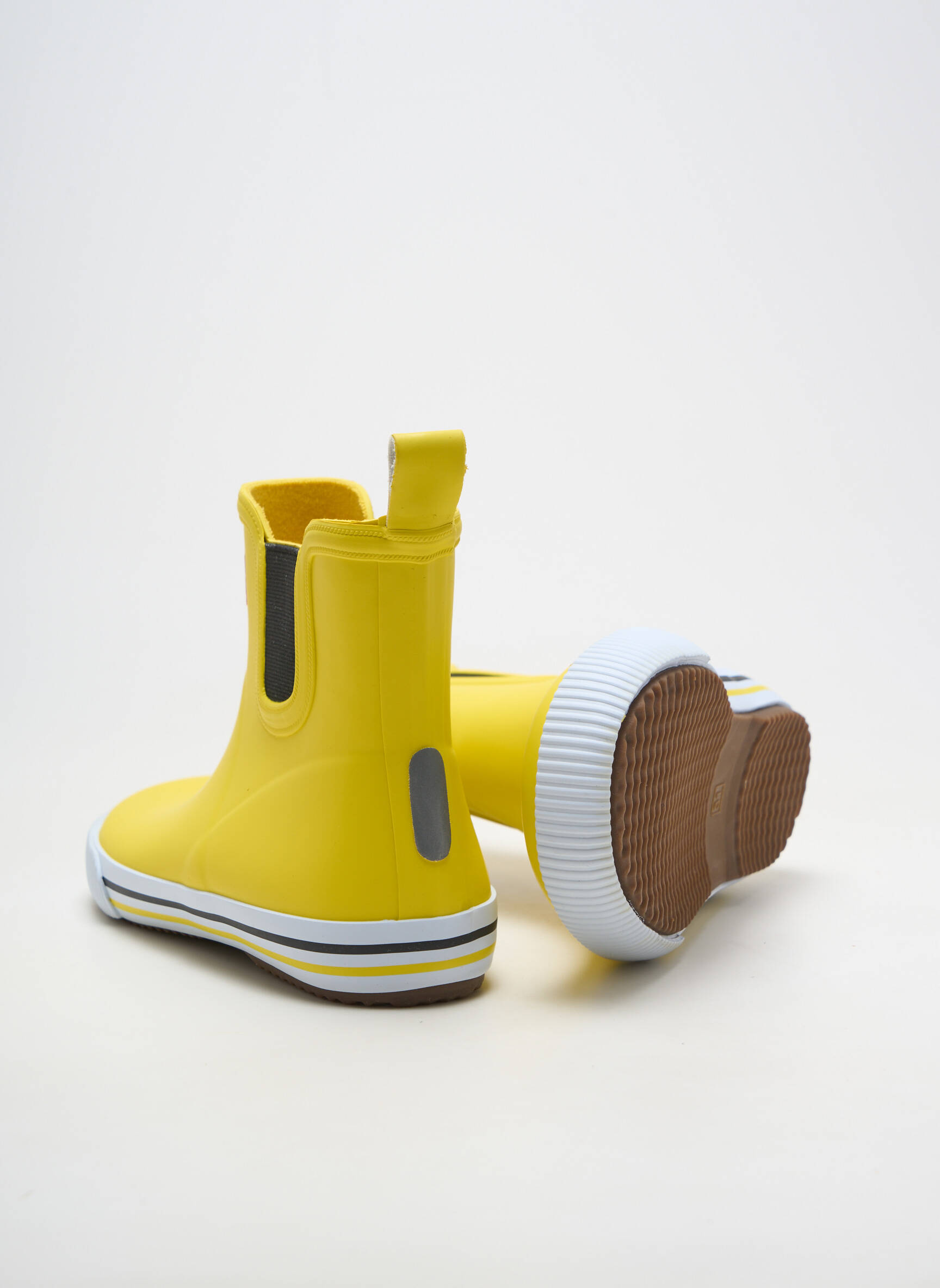 Botine/ghete material neted vârf rotund galben REIMA copil