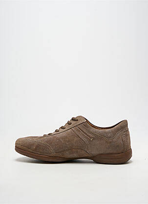 Adidași material neted vârf rotund bej MEPHISTO bărbat