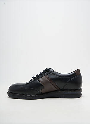 Adidași închidere cu fermoar și șireturi vârf rotund negru MEPHISTO bărbat