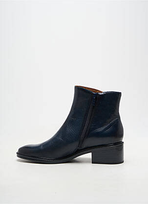 Botine/ghete material neted toc de 4 la 6 cm albastru MAM'ZELLE femeie