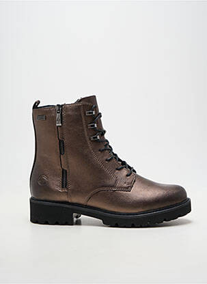 Botine/ghete umplută toc de 4 la 6 cm maro REMONTE femeie