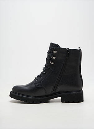 Botine/ghete material neted toc de 4 la 6 cm negru REMONTE femeie