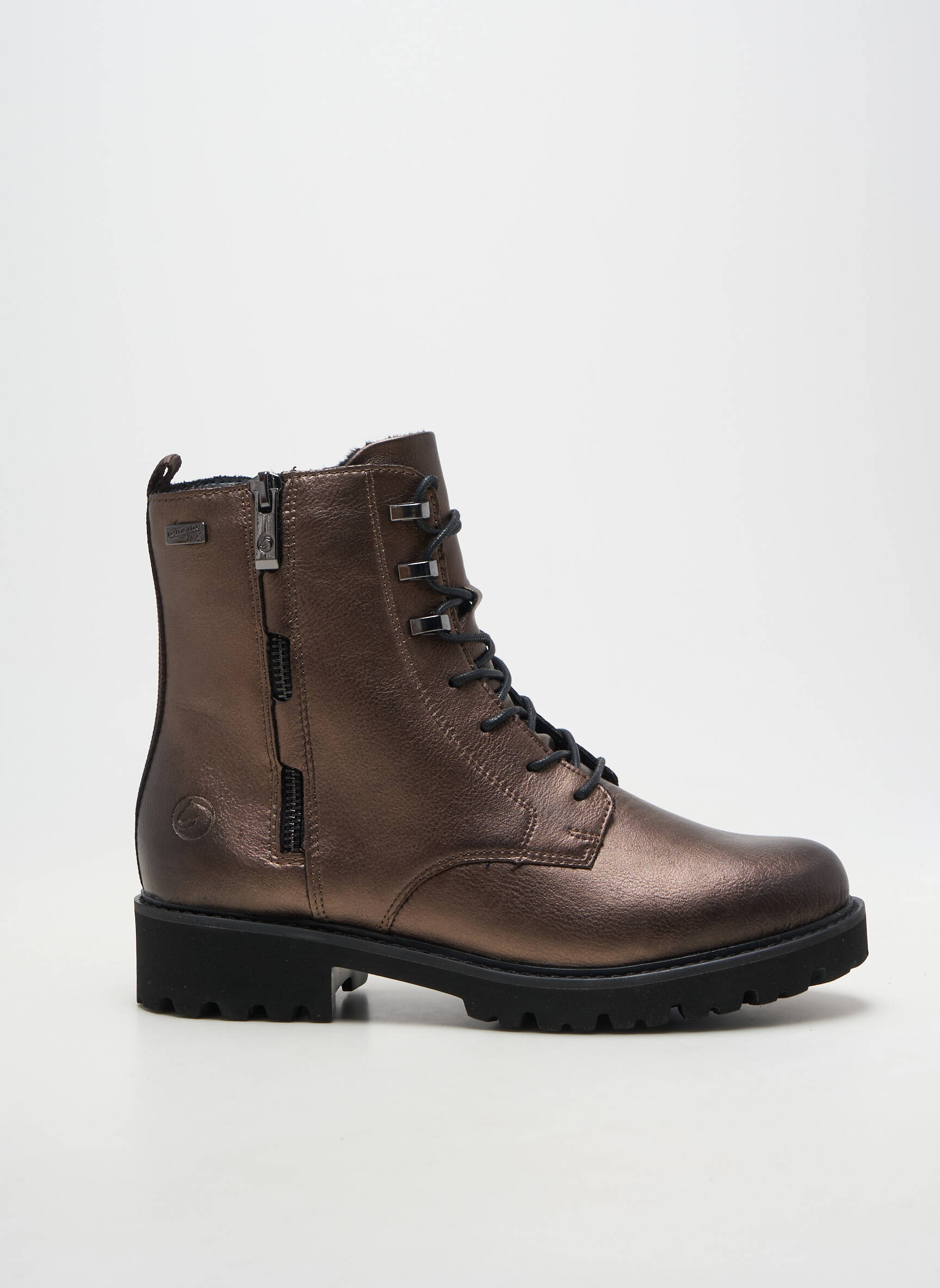 Botine/ghete umplută toc de 4 la 6 cm maro REMONTE femeie
