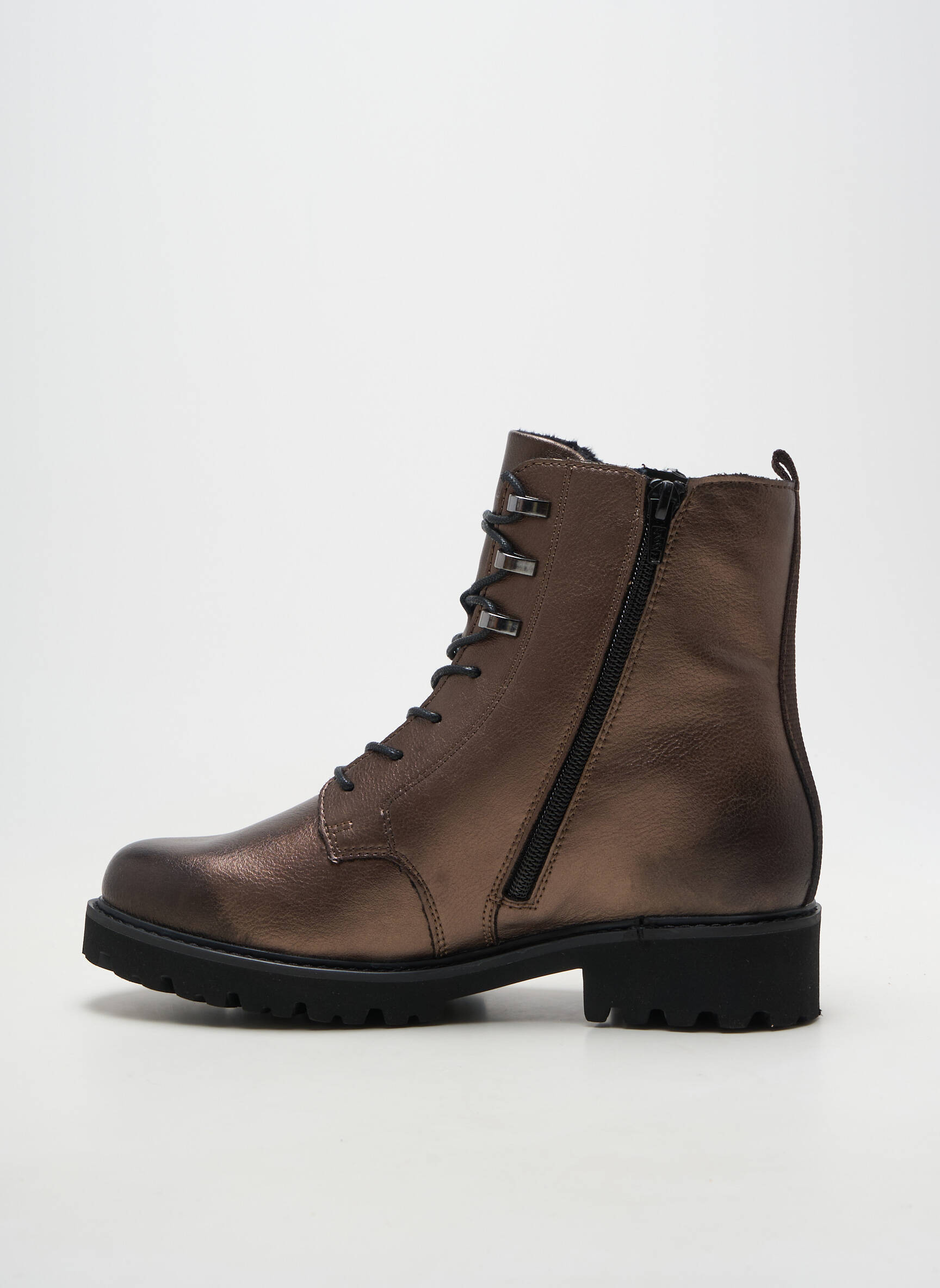 Botine/ghete umplută toc de 4 la 6 cm maro REMONTE femeie