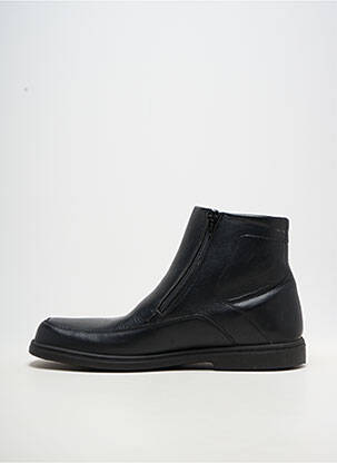 Botine/ghete vârf pătrat chiquet negru SLEDGERS bărbat