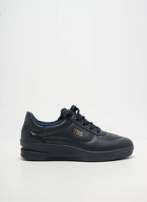 Adidași material neted vârf rotund negru TBS bărbat